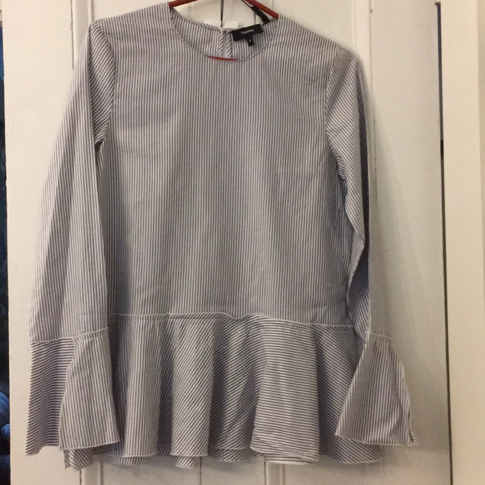 NWT Bell Sleeve Peplum blouse